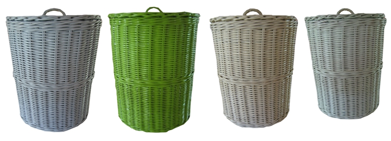rattan colored hamper